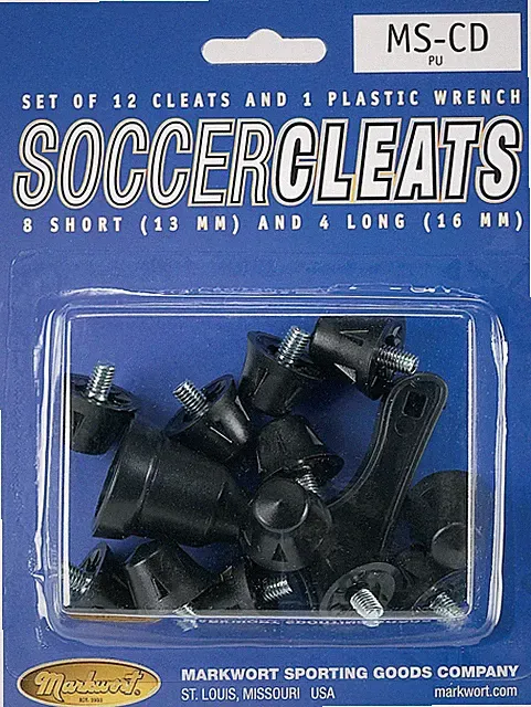 Football/Soccer Cleat Poly and Wrench, Black