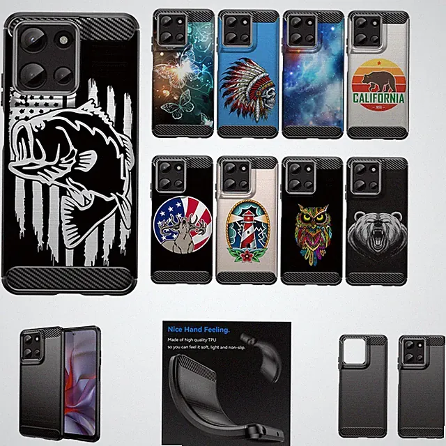 For Moto G Power 2025 | Flex TPU Fiber | Slim Flexible Grip TPU Case