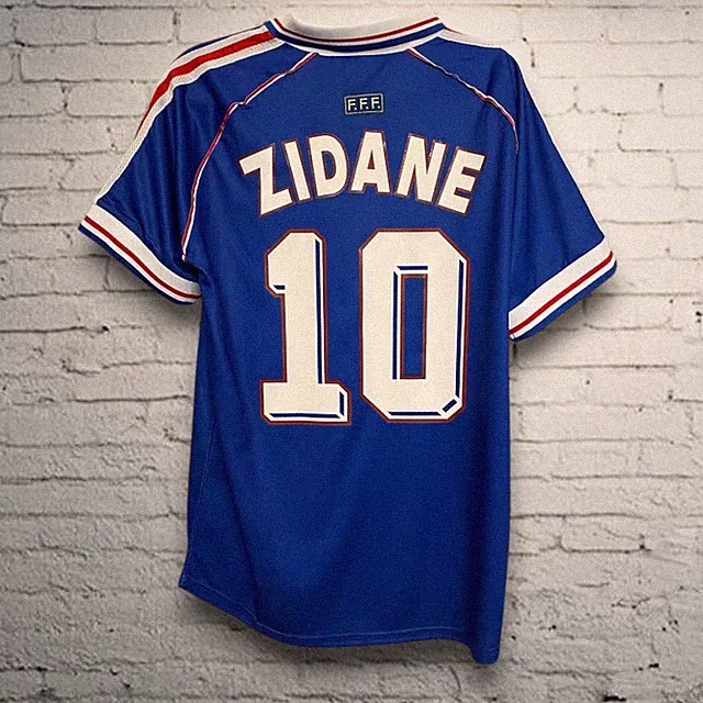 France 1998 World Cup Home Jersey Zidane #10