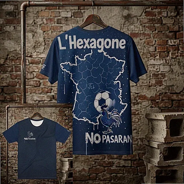 France 2026 World Cup Dada Football Shirt -Retro No Pasaran French Soccer Tee