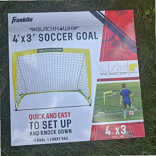 Franklin Blackhawk 4x3 Soccer Goal and Carry Bag (Box Unopened)