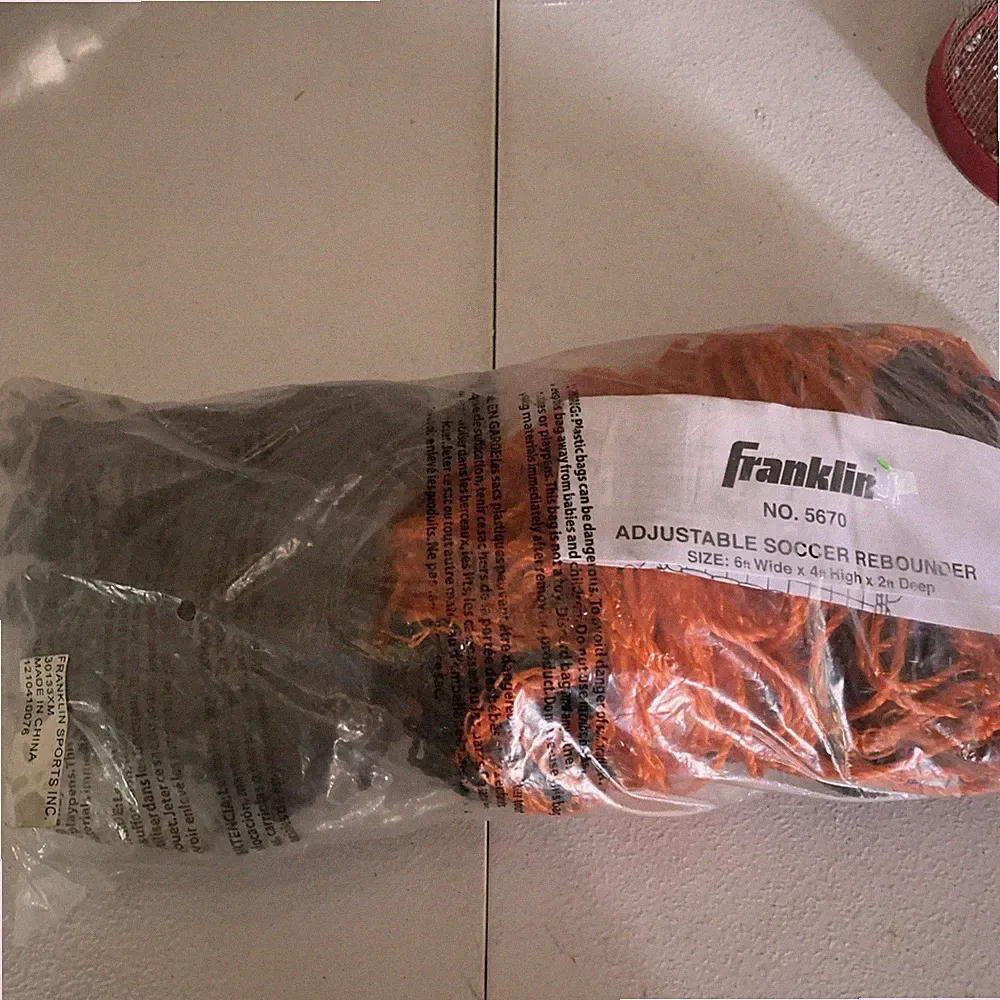 Franklin Sports 6 Wide X4Ft High Soccer Rebounder Net & Bungees
