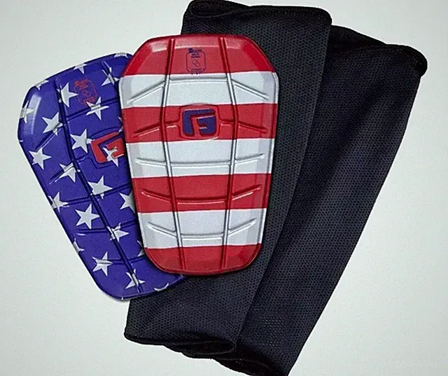 G-Form Pro-S Balde Adult Shin Guards Size Large Freedom Unisex Patriotic Merica
