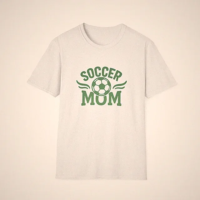 Game-Day Green “Soccer Mom” T-Shirt