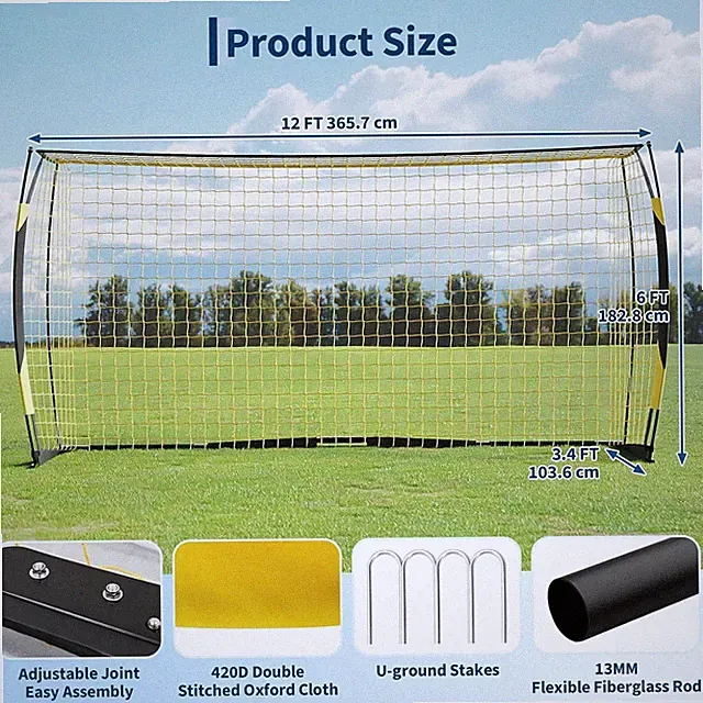 Garden Soccer Rebounder Net Portable Football Training Equipment Soccer Trainer