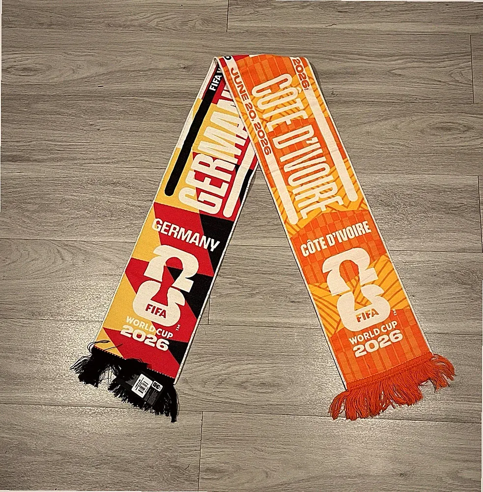 Germany vs Ivory Coast Official 2026 FIFA World Cup Match Scarf