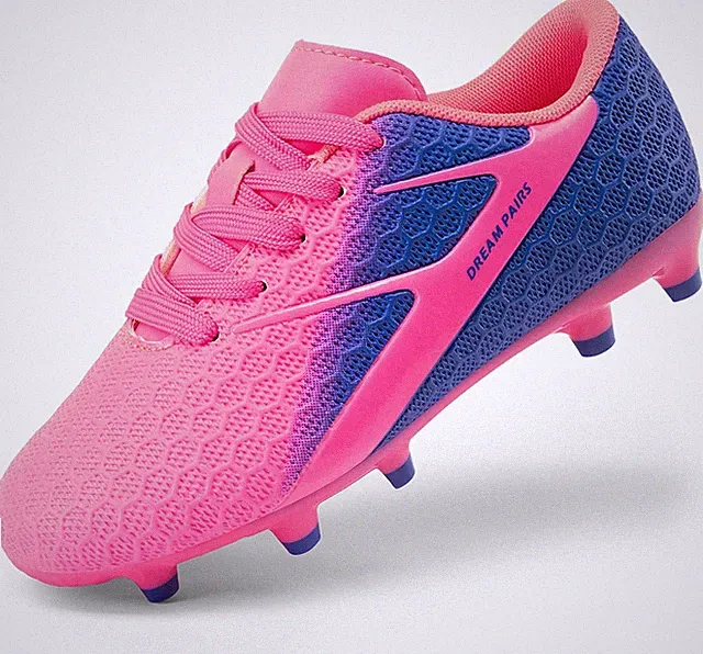 Girl Toddler Boys Soccer Cleats | Textured Upper Improves Control, Rubber Outsol