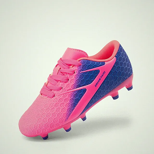 Girls Boys Soccer Cleats Firm Groud Football Youth Athletic Outdoor Training...