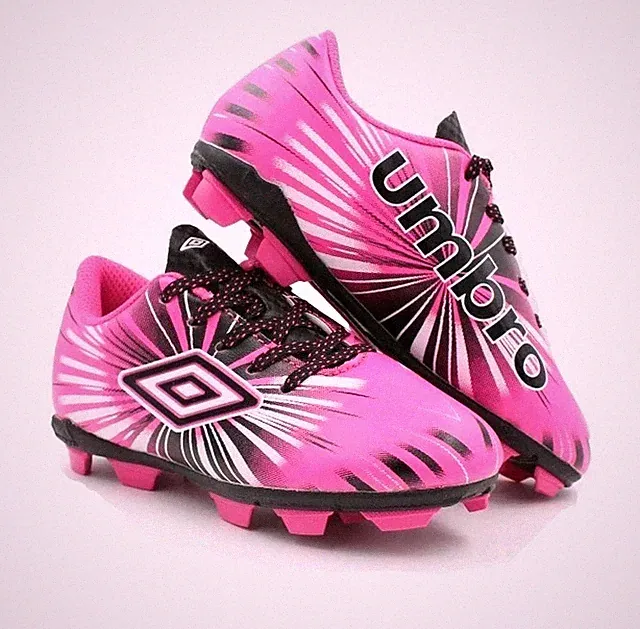Girls Pink Kids Soccer Cleats - Umbro Arturo 3.0 - New in Box