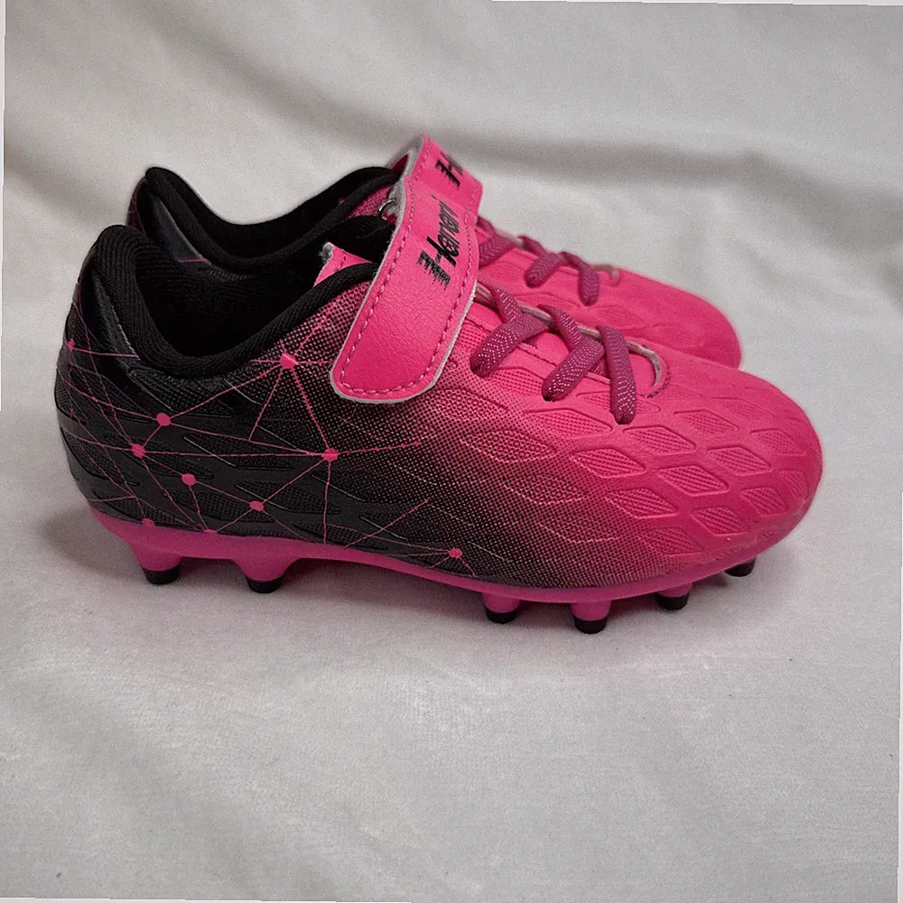 Girls Pink Youth Soccer Cleats US Size 11.5