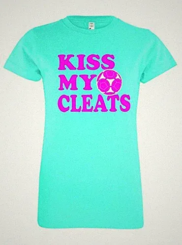 Girls Soccer Kiss My Cleats Youth Kids Soccer Ball Sports Team Athletic Short