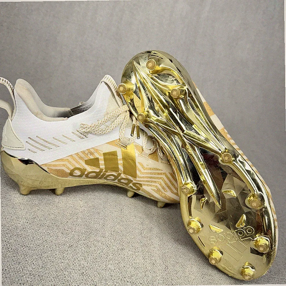 GOLD!! Adidas adizero Mens Size 7 Soccer Cleats X Anniversary Comp Travel Futbol