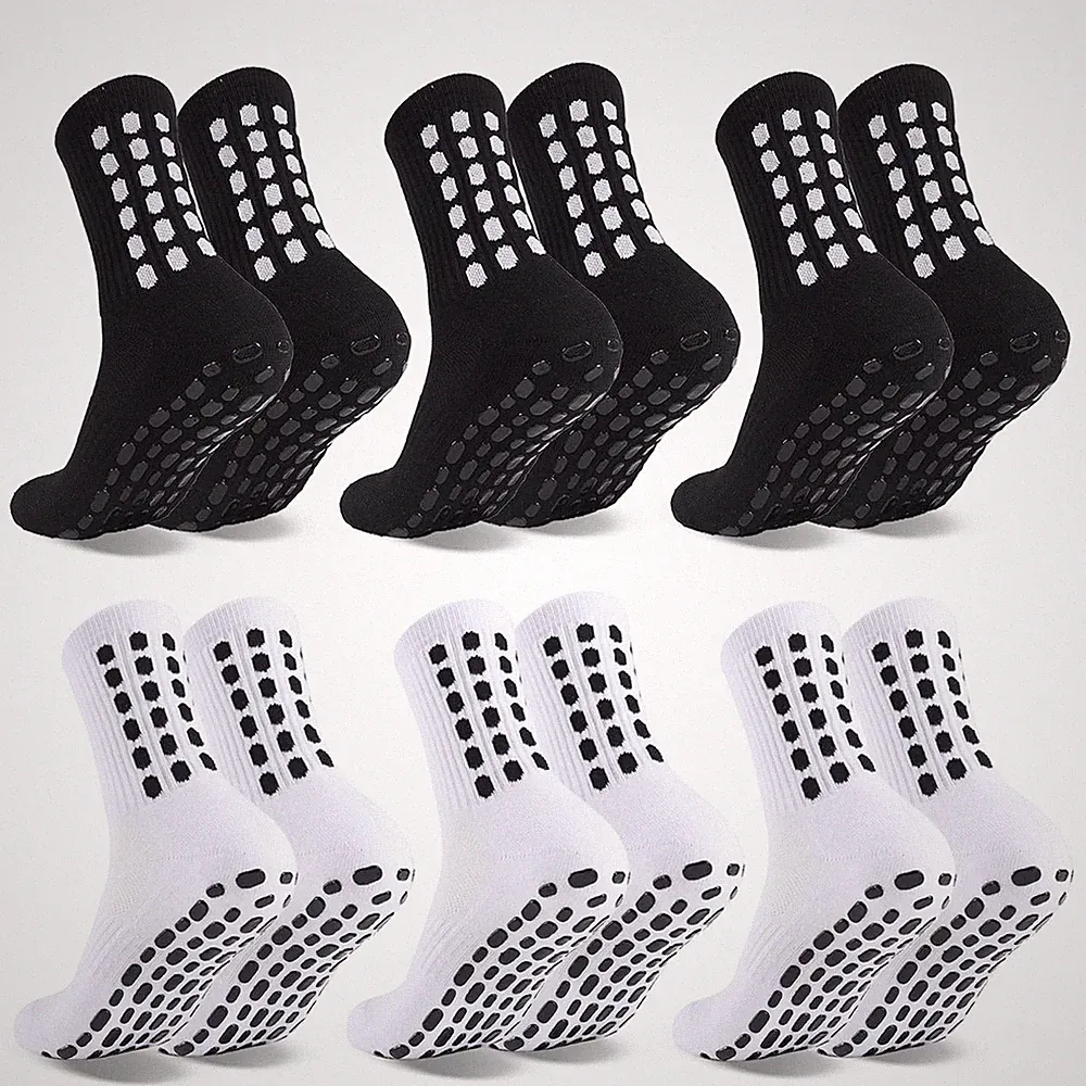 Grip Socks for Men Women Soccer Football Basketball Yoga Sports Athletic Socks
