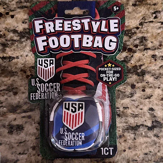 Hacky Sack - Freestyle Footbag In Red White Blue Viral TikTok BNIH US Soccer