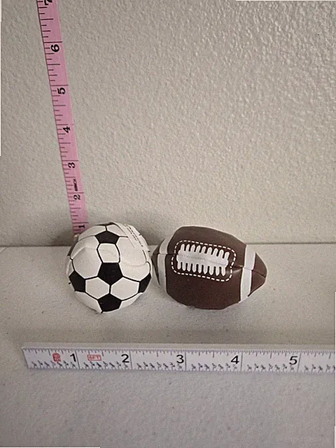 Hacky Sack Style Soccar Ball And Football