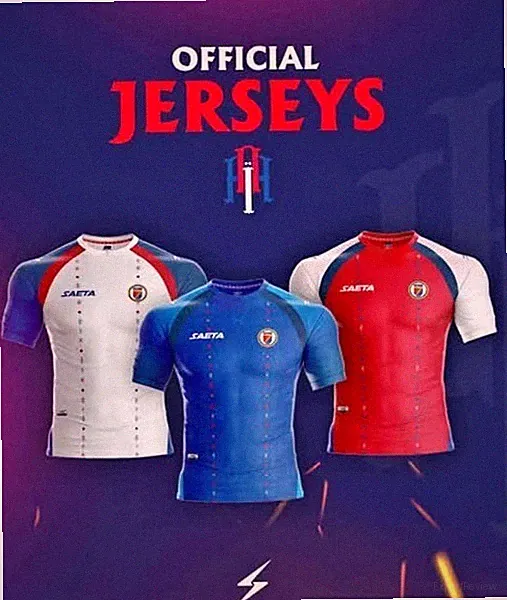 Haiti 2026 FIFA World Cup SAETA Soccer Jersey Red White Blue S M L XL XXL
