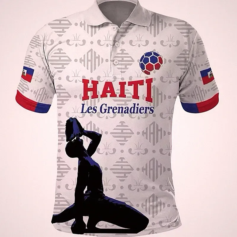 Haiti World Cup Fan Shirt - Haitian Flag Soccer T-shirt - Men Women Unisex