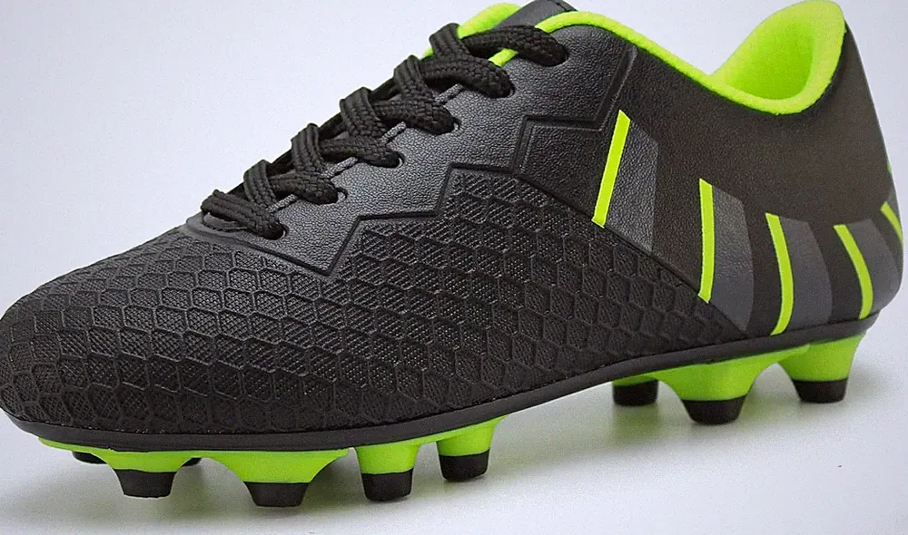 Hawkwell Kids Athletic Firm Ground Outdoor Comfortable Soccer Cleats(Toddler/Lit