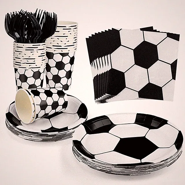Heavy-duty 2026 Soccer Party Favors Set - Serves 24 Guests, Soccer Party Deco...