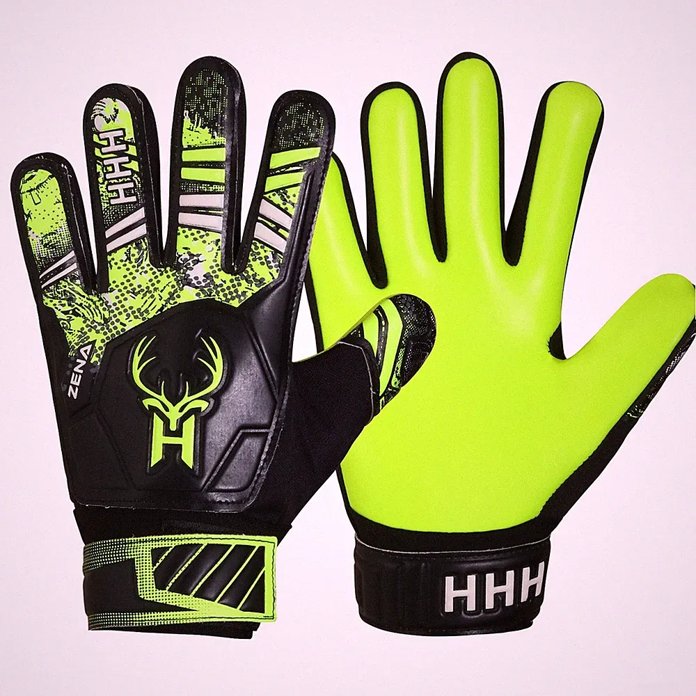 HHH Football Goalkeeper Gloves Kids Boys Soccer Glove with Grip Palms (3-8)