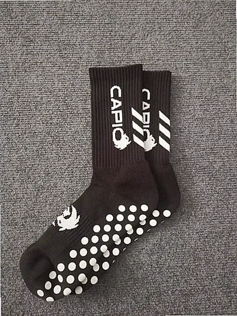 High Performance Grip Socks - Black - Capio Sport