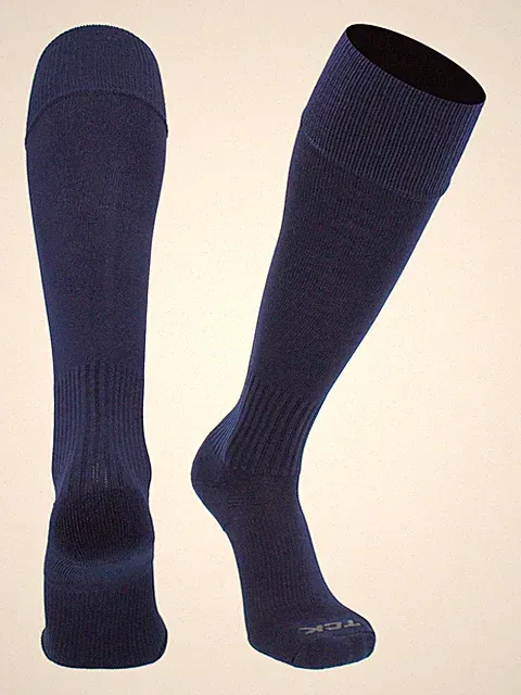 High Performance Navy Soccer Socks for Men Women and Youth Players