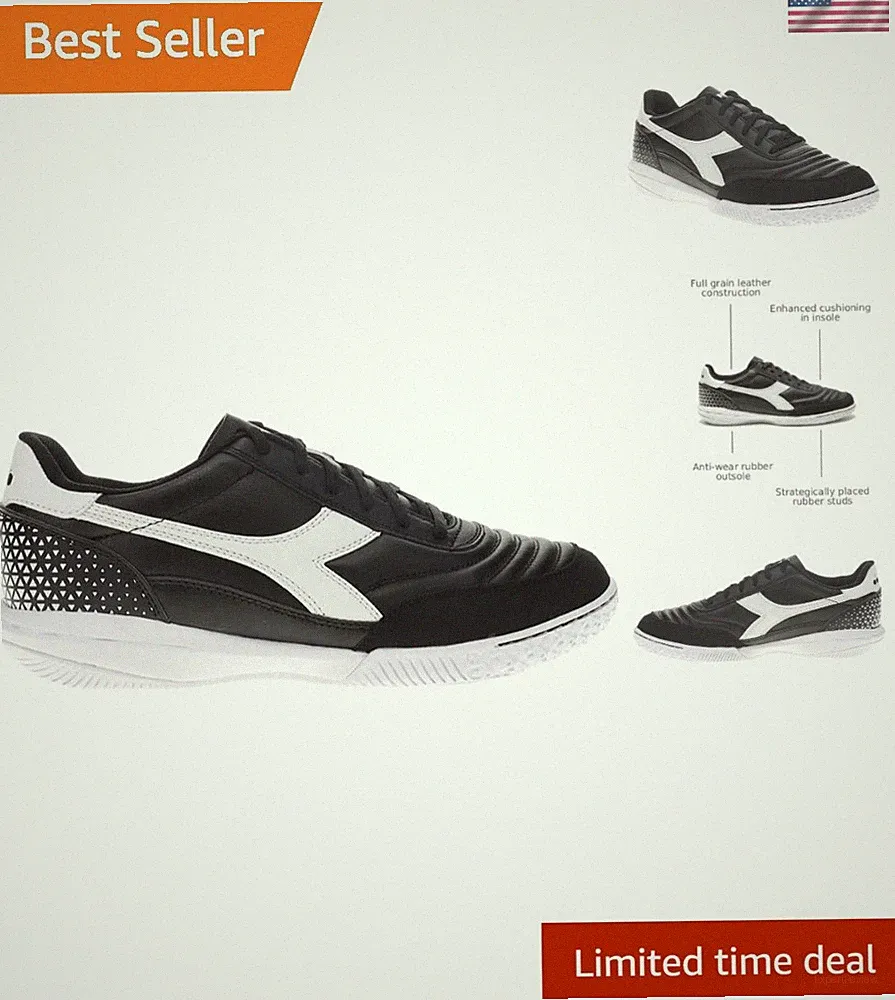 High Top Men's Calcetto II Soccer Cleats - Leather, Cushioned Fit