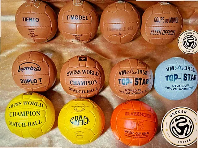 Historical Mini Balls Set 11 Pcs FIFA World Cup 1930-1966 Size1 100% Ori Leather