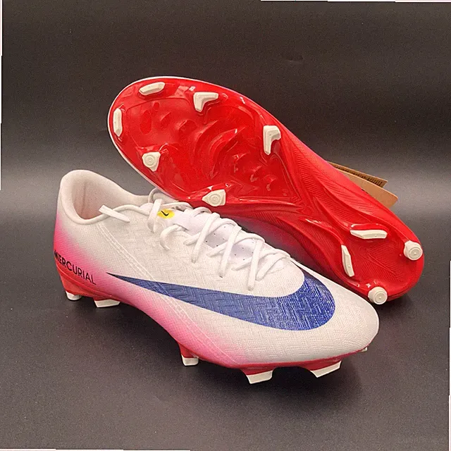 HJ7332-600 Nike Zoom Mercurial Vapor 16 Academy LV8 FG/MG Cleats White Pink US 9