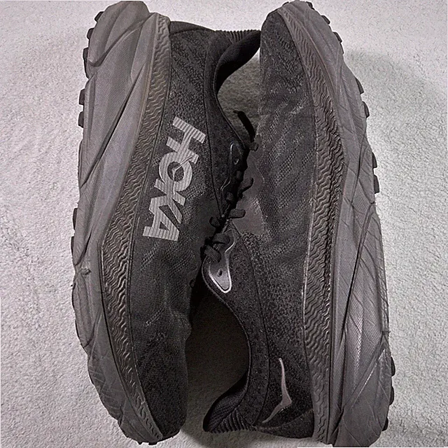 HOKA Challenger ATR 7 Black Trail Shoes Mens 14 D Hiking Trailhead Wide Gym