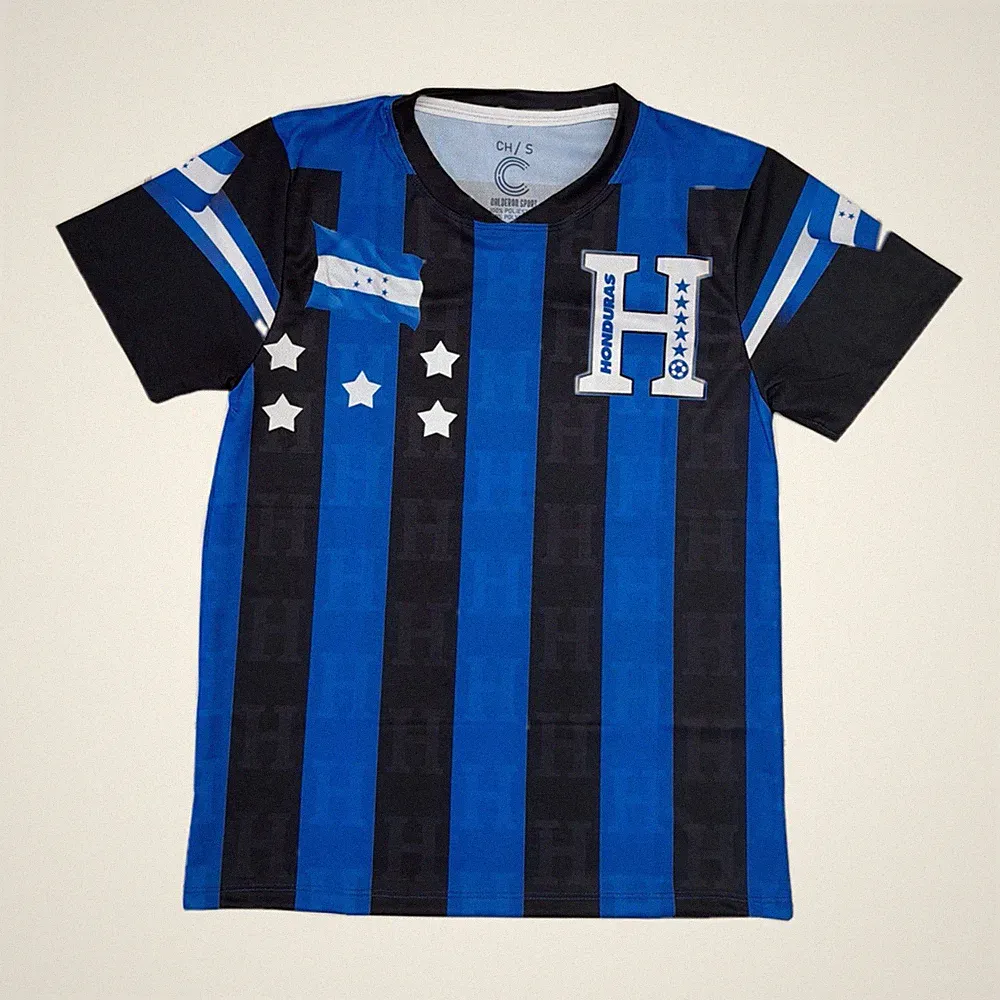 Honduras Rayada blue/black soccer jersey unisex