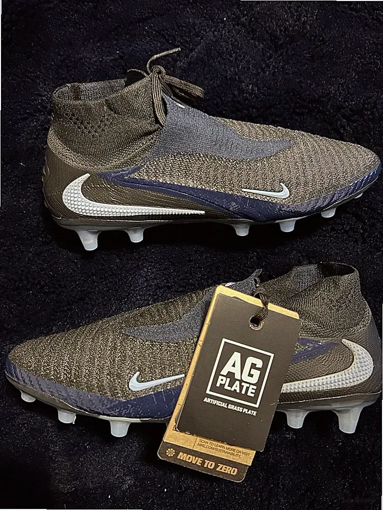 [HQ2329-003] -Men- Nike Phantom 6 Artificial Turf Soccer Shoes Black Size 6.5