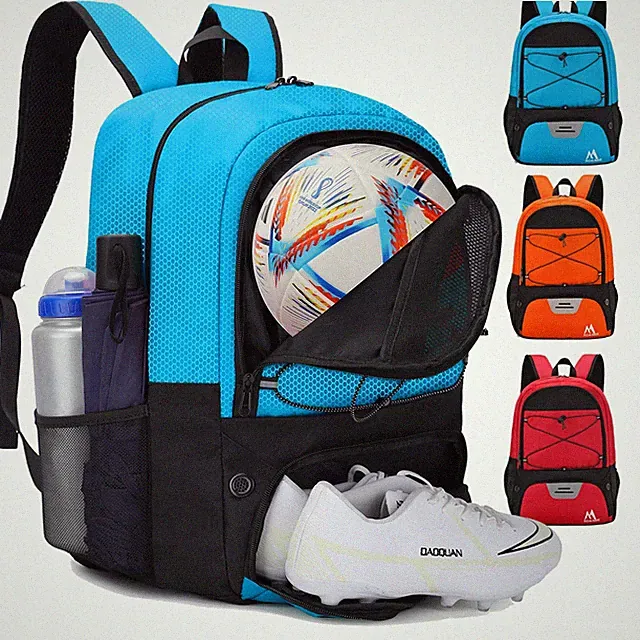 Hsmihair Soccer Bag-Soccer Backpack&Backpack for&Football XL, Blue