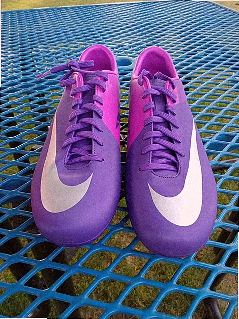 HTF SCARCE 2011 NIKE MERCURIAL VICTORY II FG 442005-505 Purple Cleats Sz 10 US