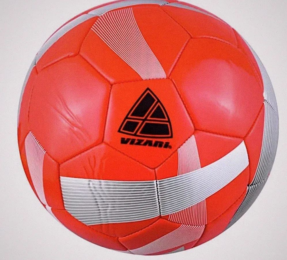 Hydra Soccer Ball for Boys | Eye-Catching Outdoor Soccer Ball with 5 RED