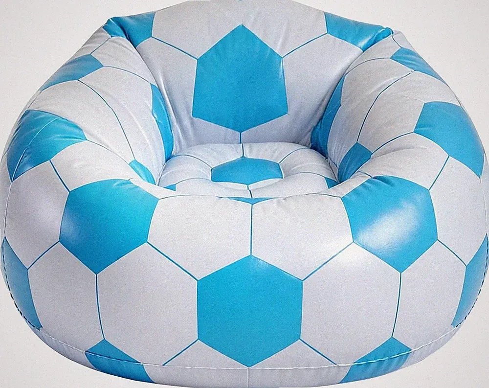 Iatable Bean Bag Chairs for Adults,Lazy Chair Soccer Design,Portable