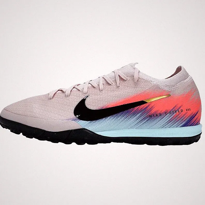 IB2474-600 Nike VAPOR 16 PRO TF Turf Fabric Soccer Shoes Men's Pink Blue