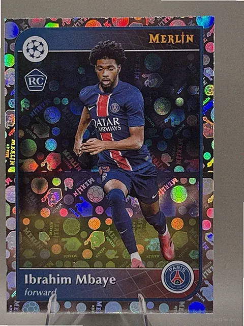 Ibrahim Mbaye Paris Saint-Germain 2024-25 Topps Merlin Vintage Merlin RC