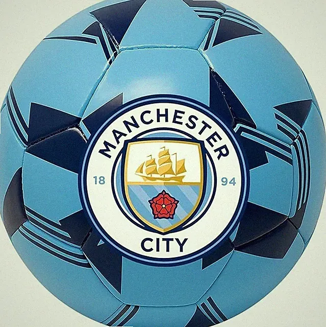 Icon Sports Manchester City FC Soccer Ball Size 4 Licensed Official Fan Gear NEW