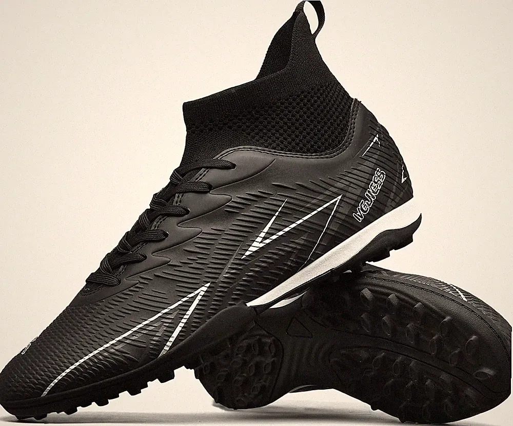 Indoor Soccer Cleats Mens Womens Turf Soccer Cleats Wide Socer Shoes FG AG TF Hi