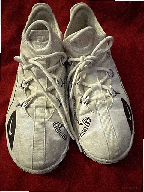 Indoor Soccer Shoes Nike Black And White Worm Used Fair Condition