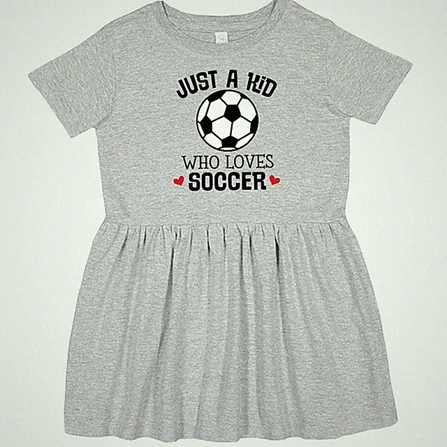 Inktastic Soccer Sports For Kids Toddler Dress Player Team Future Childs Game