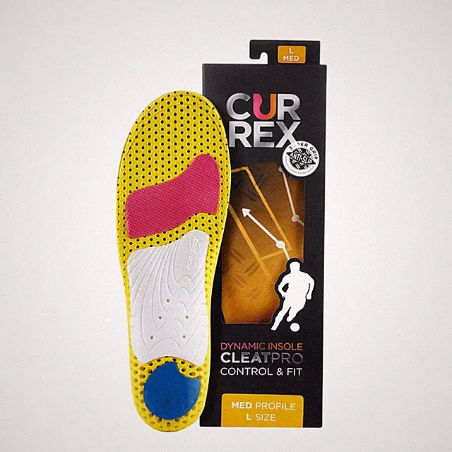 Insole CleatPro Med Profile - Color: Green Size: S