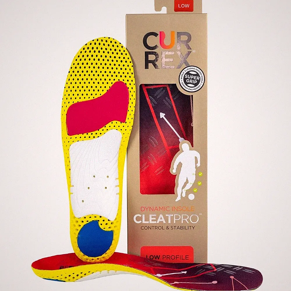 Insoles High Arch Support CleatPro Soccer Football Baseball Cushion M CURREX