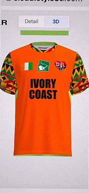 ivory coast soccer jersey
