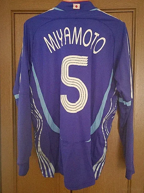 Japan 2006 Miyamoto #5 adidas Authentic Formotion Jersey Long Sleeve JP O. US L