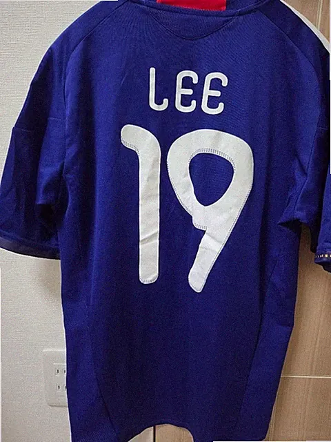 Japan LEE #19 adidas Soccer Jersey JFA Samurai Blue Japan M / US S