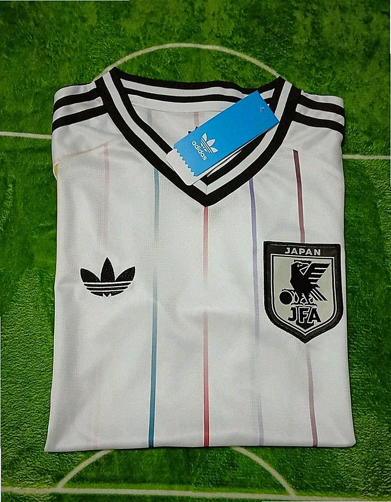 Japan Soccer Away Jersey Small Size White Color For Adults
