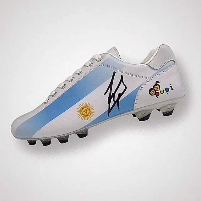 Javier Zanetti Signed Pantofola d'Oro Lazzarini x Pupi FG Football Shoe