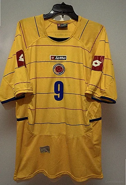 Jersey Colombia Rare Lotto Vintage Falcao XL